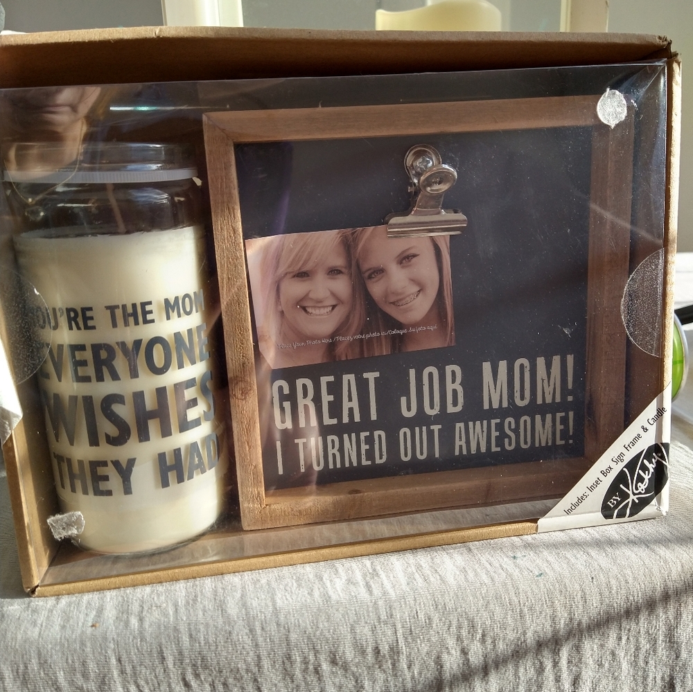 Candle and Box Sign Awesome Valentine's Day Bday Shower Or Wedding 🎁